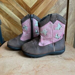 Size 5 toddler pink cowgirl boots
